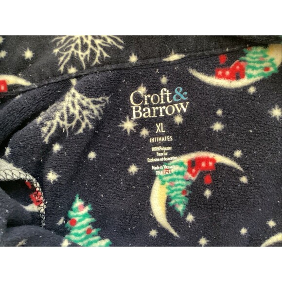 croft barrow womans 2 piece pajamas xl Christmas scenes - Picture 8 of 10